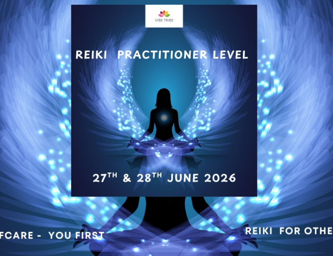 Angelic – Reiki Practitioner Level  -  Weekend Training – 27Th & 28Th June 2026 ~  Balance €300.00